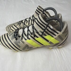 Men's Adidas Nemeziz 17.3 FG Soccer Cleats SIZE US 8 White Solar Yellow Black